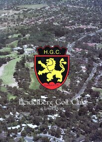 Document - Menu, All Seasons Catering, Corporate catering manus at Heidelberg Golf Club 1998, 1998
