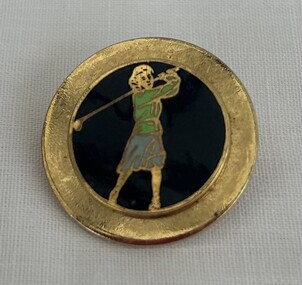 Badge, Ladies' golf badge, 1990c