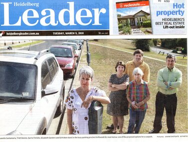 Newspaper - Newspaper Clipping, Heidelberg Leader, [Liz Sanders], 2010