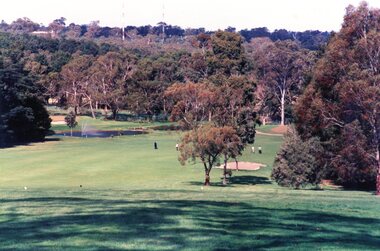 Photograph, Heidelberg Golf Club, Looking down the 1st fairway 1998, 1998