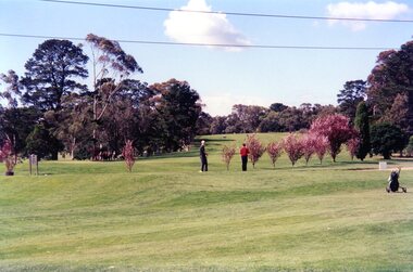 Photograph, Heidelberg Golf Club, Looking up the 9th fairway from the tee 2001, 2001