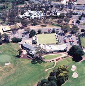 Photograph - Aerial Photograph, Heidelberg Golf Club, Aerial view of new clubhouse 1998, 1998