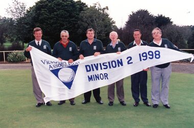 Photograph, Heidelberg Golf Club, Minor Pennant winners, Division 2, 1998. Managers, 1998