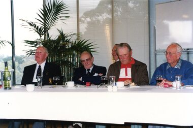 Photograph, Heidelberg Golf Club, R&B presentation lunch 2000: Vic McGavin and Sid Sanders and others, 2000