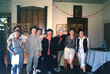 Photograph, Heidelberg Golf Club, Heidelberg Golf Club: Ladies' Christmas celebrations 1993: Fancy dress, 1993