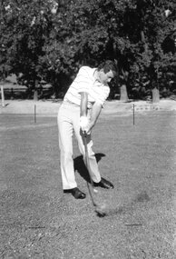 Photograph, Heidelberg Golf Club, John Cole at Heidelberg Golf Club, 1980s