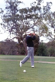 Photograph, Heidelberg Golf Club, Kevin Hartley at Heidelberg Golf Club, 1980s