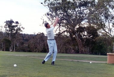 Photograph, Heidelberg Golf Club, Opening of the new 10th and 11th holes 1991: Heidelberg Golf Club, 29/09/1991