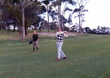 Photograph, Heidelberg Golf Club, Opening of the new 10th and 11th holes 1991: Heidelberg Golf Club, 29/09/1991