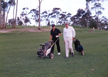 Photograph, Heidelberg Golf Club, Opening of the new 10th and 11th holes 1991: Heidelberg Golf Club, 29/09/1991