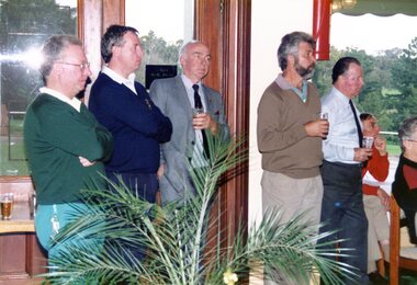 Photograph, Heidelberg Golf Club, Opening of the new 10th and 11th holes 1991, member function: Heidelberg Golf Club, 29/09/1991