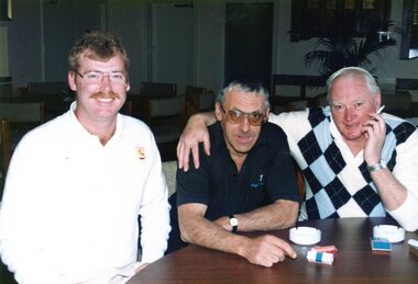 Photograph, Heidelberg Golf Club, Opening of the new 10th and 11th holes 1991, member function: Heidelberg Golf Club, 29/09/1991