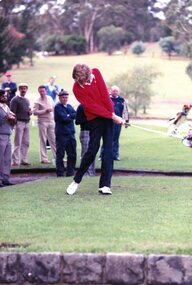 Photograph, Heidelberg Golf Club, Men's Pennant, Division 3 1980: Heidelberg players on course, 1980