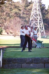 Photograph, Heidelberg Golf Club, Men's Pennant, Division 3 1980: Heidelberg players on course, 1980