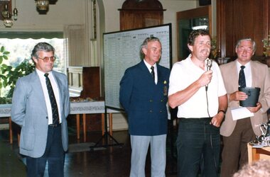 Photograph, Heidelberg Golf Club, Opening of the new 10th and 11th holes 1991, member function: Heidelberg Golf Club, 29/09/1991