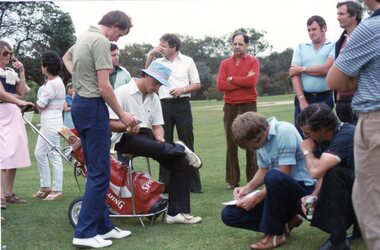 Photograph, Heidelberg Golf Club, Opening of the new 10th and 11th holes 1991, Heidelberg Golf Club, 29/09/1991