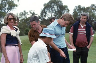 Photograph, Heidelberg Golf Club, Opening of the new 10th and 11th holes 1991, Heidelberg Golf Club, 29/09/1991