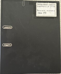 Administrative record - Folder, Heidelberg Golf Club Bowling Club et al, Heidelberg Golf Club Bowling Club: Pennant history 1984, 2025