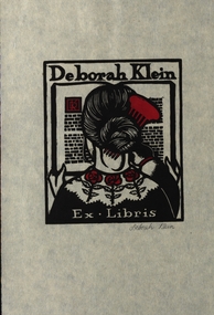 Work on paper - Bookplate, Deborah Klein Ex Libris