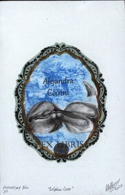 Work on paper - Bookplate, Alejandra Coirini EX LIBRIS