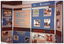 COL photo of a large freestanding four-panel display board. Across the top of the two centre panels is the text "ARTHRITIS FOUNDATION OF VICTORIA", with the phone number "8622022" across the top of each side panel. Using the words 'Self Help' as an acronym, one centre panel contains the following text: S STRESS MANAGEMENT. E EXERCISE. L LEARN ABOUT ARTHRITIS. F FIND THE FACILITIES. H HEAT HELPS PAIN. E EAT APPROPRIATELY. L LIVE! P PROTECT YOUR JOINTS. This is followed by some text in italics, "Can change your outlook". Other panels contain information and photos pertaining to diet and nutrition, exercise, pain management, and other topics.