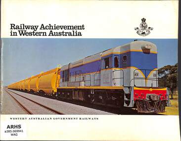 Book, Western Australian Government Railways, Railway Achievement in Western Australia, 1966