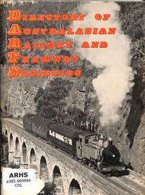 Book, Brian M. Coleman, Directory of Australasian Railway and Tramway Societies 1982, 1982