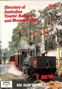 Book, Bob McKillop, Directory of Australian Tourist Railways and Museums 1993, 1993