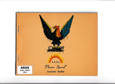 Booklet, Australian railway Historical Society, Phoenix special: Souvenir booklet, 1958