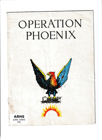 Booklet, Victorian Railways Public Relations and Betterment Board, Operation Phoenix, 1956?