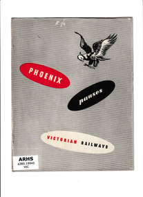 Booklet, Victorian Railways Public Relations and Betterment Board, Phoenix pauses, 1953?