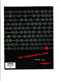 Booklet, Victorian Railways Public Relations and Betterment Board, The hundredth year: 1953-1954, 1954