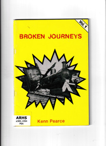 Book, Broken journeys, Vol 1, 1985