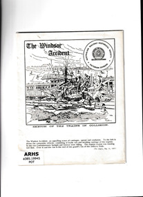 Booklet, The Windsor accident, ????