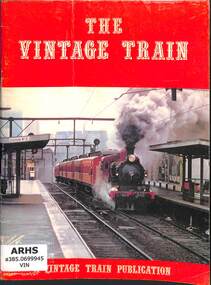Book, Vintage Trains Publications, The Vintage Train, 1974
