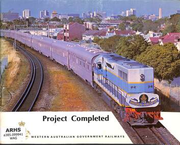Booklet, Western Australia Government Railways, Project Completed - Western Australian Government Railways, 1969