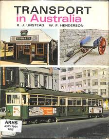 Book, Unstead, R. J. et al, Transport in Australia, 1970