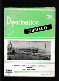 Book, Traction Publications, Destination Subiaco, 1957