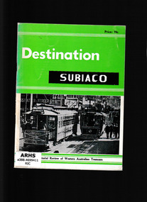 Book, Traction Publications, Destination Subiaco, 1967