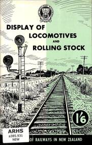 Book, New Zealand Government Railways, Display of Locomotive and Rolling Stock, 1963
