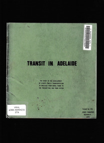 Book, State Transport Authority, Transit in Adelaide, 1978