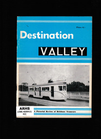 Book, J Richardson, Destination Valley 2nd Edition, 1964