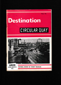 Booklet, J Richardson, Destination Circular Quay, 1967
