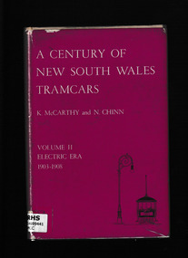 Book, South Pacific Electric Railway, A century of New South Wales tramcars. v. 2, Electric era ; 1903-1908, 1968