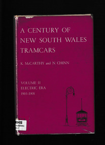 Book, South Pacific Electric Railway, A century of New South Wales tramcars. v. 2, Electric era ; 1903-1908, 1968