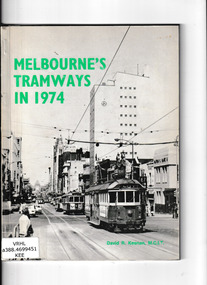 Book, Melbourne's tramways in 1974, 1974