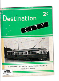 Book, Traction Publications, Destination City, 1954