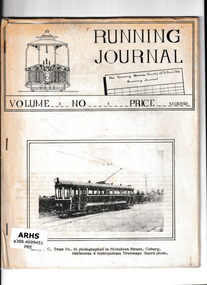 Booklet, Tramway Museum Society of Victoria, The Melbourne, Brunswick and Coburg Tramways Trust, ????