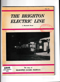 Booklet, Leon Marshall-Wood, The Brighton electric line, 1956