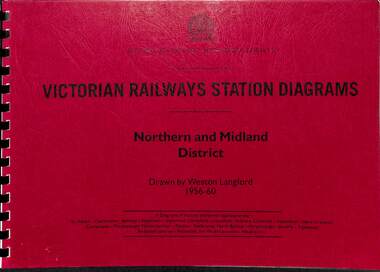 Book, Langford, Weston, Victorian Railway Station Diagrams 1956-1960 - Northern and Midland District, 1956-1960